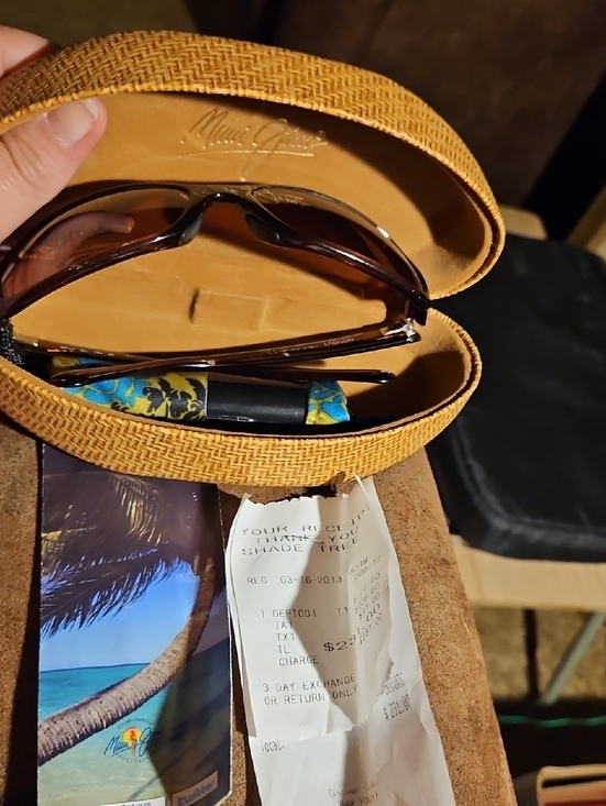 Maui Jim Brown Sunglasses with Amber Lenses main image 9